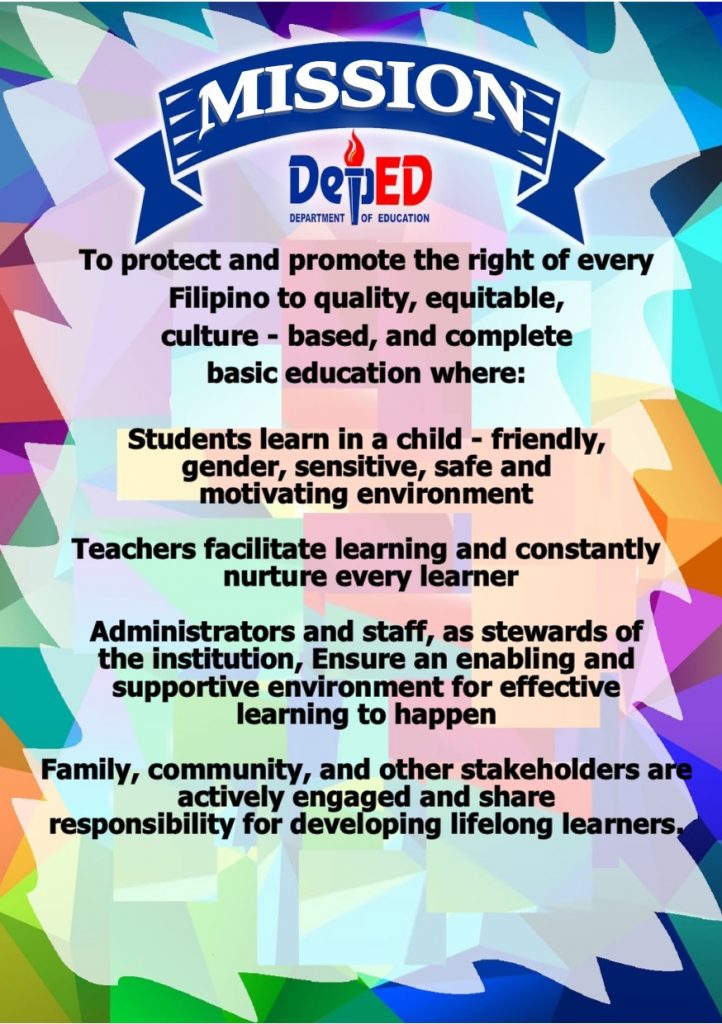 Deped Mission Vision Image Related Keywords & Suggestions - 
